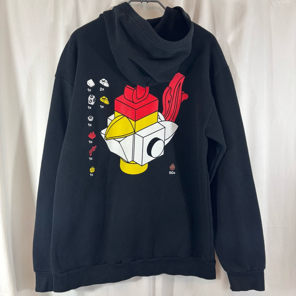 Men's or Unisex Black LEGO Fortnite Hoodie, Size Medium - Picture 3 of 6